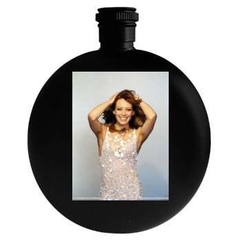 Hilary Duff Round Flask