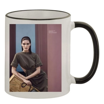 Hilary Rhoda 11oz Colored Rim & Handle Mug