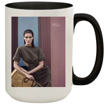 Hilary Rhoda 15oz Colored Inner & Handle Mug