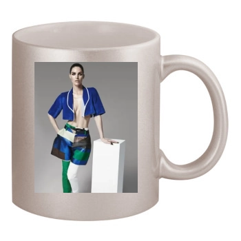 Hilary Rhoda 11oz Metallic Silver Mug