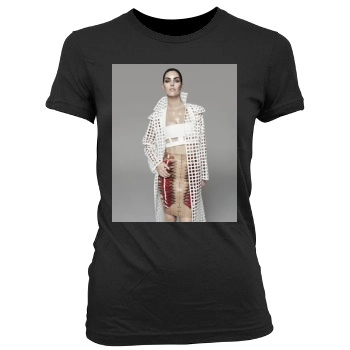 Hilary Rhoda Women's Junior Cut Crewneck T-Shirt