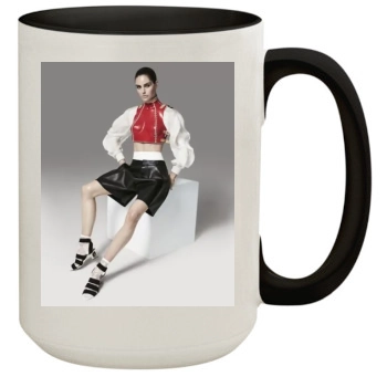 Hilary Rhoda 15oz Colored Inner & Handle Mug