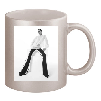 Hilary Rhoda 11oz Metallic Silver Mug