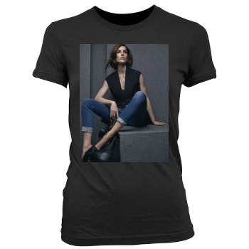 Hilary Rhoda Women's Junior Cut Crewneck T-Shirt