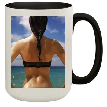 Hilary Rhoda 15oz Colored Inner & Handle Mug