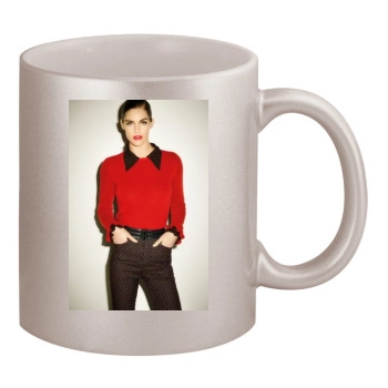 Hilary Rhoda 11oz Metallic Silver Mug