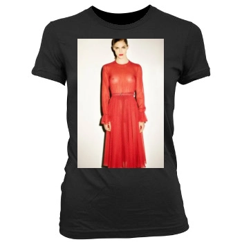 Hilary Rhoda Women's Junior Cut Crewneck T-Shirt