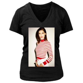 Hilary Rhoda Women's Deep V-Neck TShirt