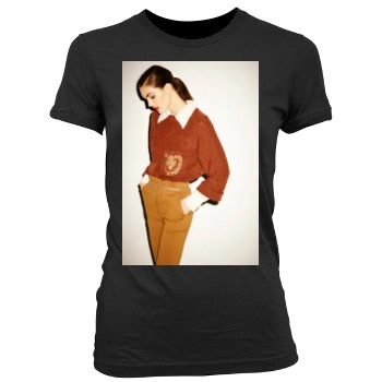 Hilary Rhoda Women's Junior Cut Crewneck T-Shirt