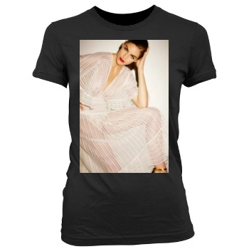 Hilary Rhoda Women's Junior Cut Crewneck T-Shirt