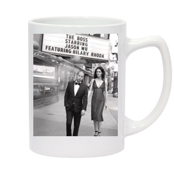 Hilary Rhoda 14oz White Statesman Mug