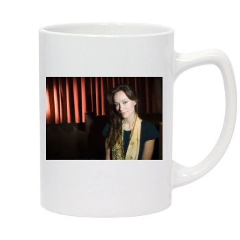 Olivia Wilde 14oz White Statesman Mug