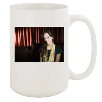 Olivia Wilde 15oz White Mug