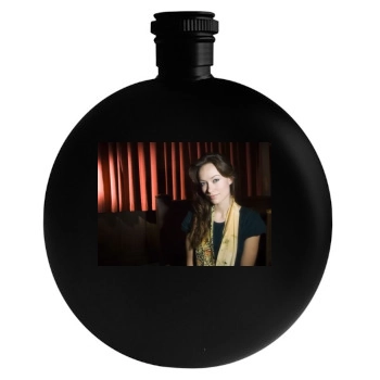 Olivia Wilde Round Flask