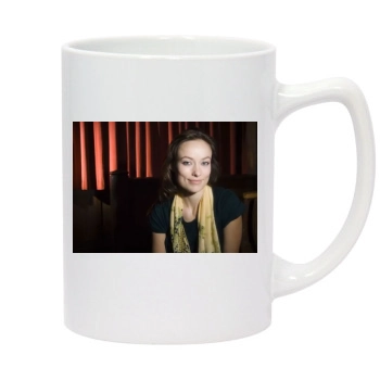 Olivia Wilde 14oz White Statesman Mug