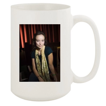 Olivia Wilde 15oz White Mug