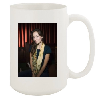 Olivia Wilde 15oz White Mug