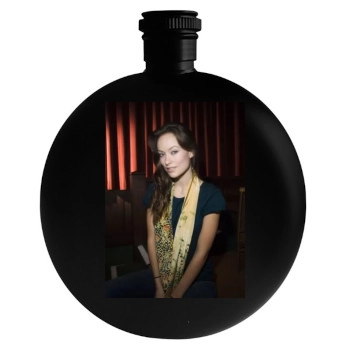 Olivia Wilde Round Flask