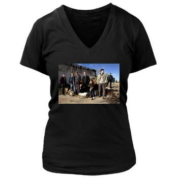 Olivia Wilde Women's Deep V-Neck TShirt