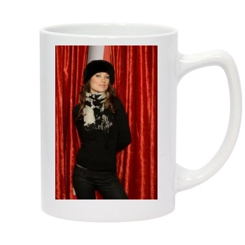 Olivia Wilde 14oz White Statesman Mug