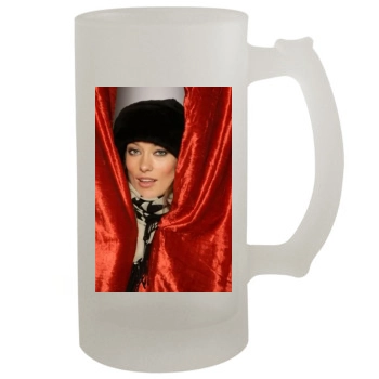 Olivia Wilde 16oz Frosted Beer Stein