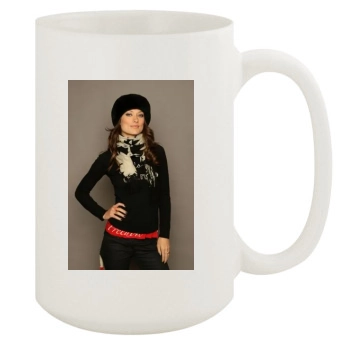 Olivia Wilde 15oz White Mug