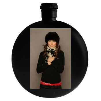 Olivia Wilde Round Flask