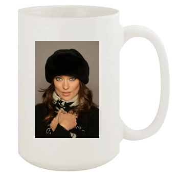 Olivia Wilde 15oz White Mug