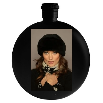 Olivia Wilde Round Flask