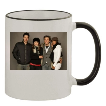 Olivia Wilde 11oz Colored Rim & Handle Mug