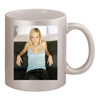 Olivia Wilde 11oz Metallic Silver Mug