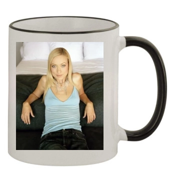 Olivia Wilde 11oz Colored Rim & Handle Mug