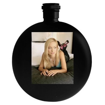 Olivia Wilde Round Flask