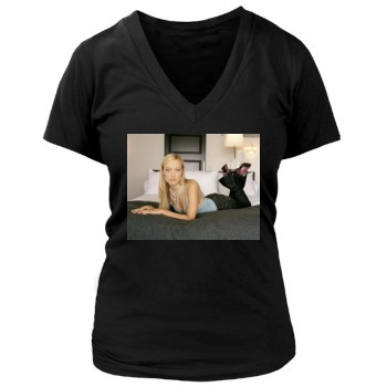 Olivia Wilde Women's Deep V-Neck TShirt