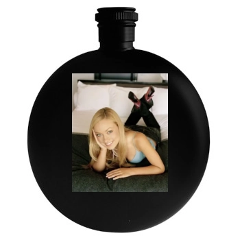 Olivia Wilde Round Flask