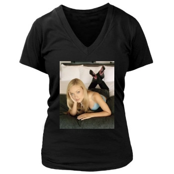 Olivia Wilde Women's Deep V-Neck TShirt