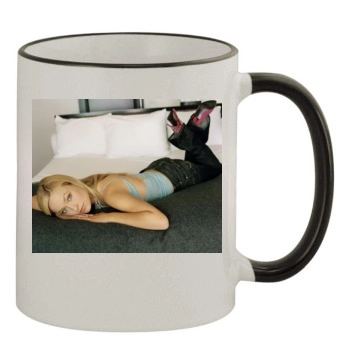 Olivia Wilde 11oz Colored Rim & Handle Mug