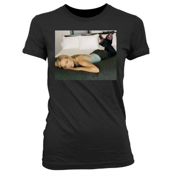 Olivia Wilde Women's Junior Cut Crewneck T-Shirt