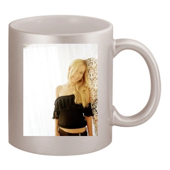 Olivia Wilde 11oz Metallic Silver Mug