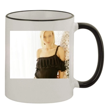 Olivia Wilde 11oz Colored Rim & Handle Mug