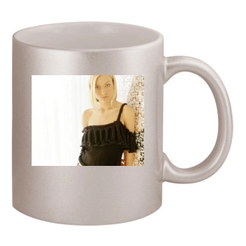 Olivia Wilde 11oz Metallic Silver Mug