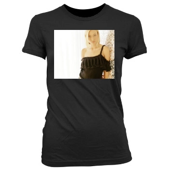 Olivia Wilde Women's Junior Cut Crewneck T-Shirt