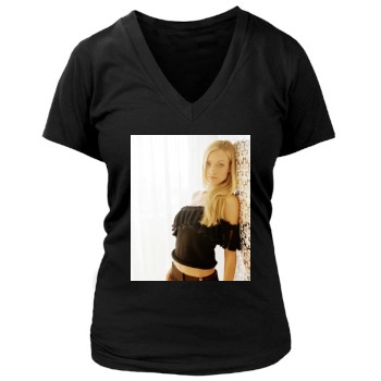 Olivia Wilde Women's Deep V-Neck TShirt