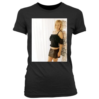 Olivia Wilde Women's Junior Cut Crewneck T-Shirt