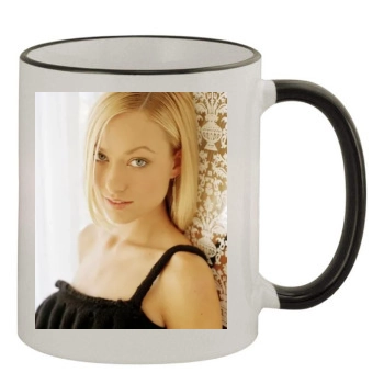 Olivia Wilde 11oz Colored Rim & Handle Mug