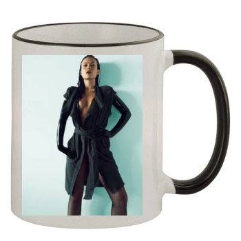 Olivia Wilde 11oz Colored Rim & Handle Mug