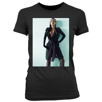 Olivia Wilde Women's Junior Cut Crewneck T-Shirt