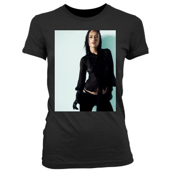 Olivia Wilde Women's Junior Cut Crewneck T-Shirt