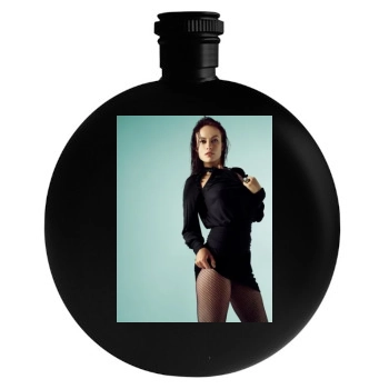 Olivia Wilde Round Flask