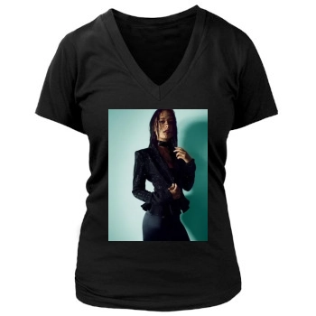 Olivia Wilde Women's Deep V-Neck TShirt